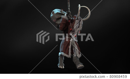 Krampus 3d render model CG Krampus 3d render model CG 80908459