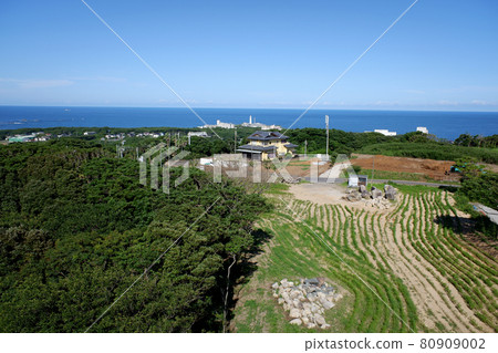 從千葉縣銚子市可以看到整個地球的山丘展望廳看犬咲 80909002