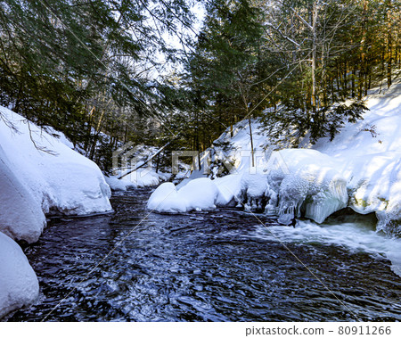 Canada winter stream Canada winter stream 80911266