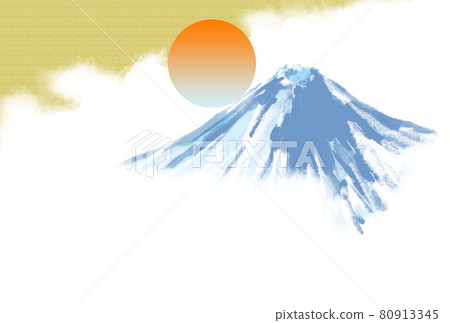 新年賀卡2022年新年賀卡模板背景雲、富士山和第一次日出側身2 新年賀卡2022年新年賀卡模板背景雲、富士山和第一次日出側身2 80913345