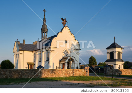 Old ancient church of St Michael the Archangel in Bogdanovo village, Volozhin district, Minsk region, Belarus. Old ancient church of St Michael the Archangel in Bogdanovo village, Volozhin district, Minsk region, Belarus. 80913503