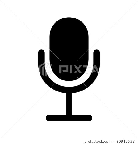 Microphone symbol in your web site design 스톡일러스트 PIXTA