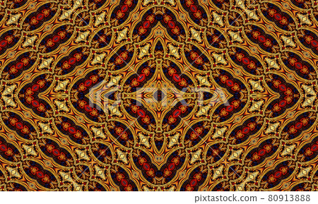 A beautiful geometric background with kaleidoscope rope and cord patterns for wallpapers 80913888