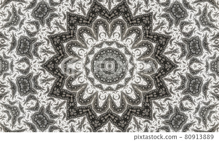 High-quality spiral abstract kaleidoscope background. Beautiful multicolor kaleidoscope texture. Unique generic kaleidoscope design. Best background artwork for images and videos. 80913889