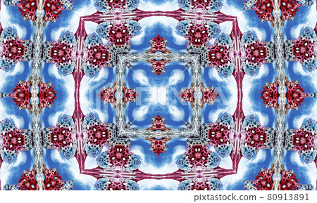 A beautiful geometric background with kaleidoscope rope and cord patterns for wallpapers 80913891