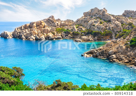 The beautiful italian island Sardinia in mediterranean sea The beautiful italian island Sardinia in mediterranean sea 80914318