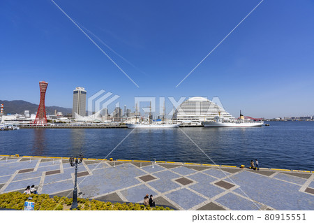 [Hyogo Prefecture] Kobe Harborland and cityscape 80915551