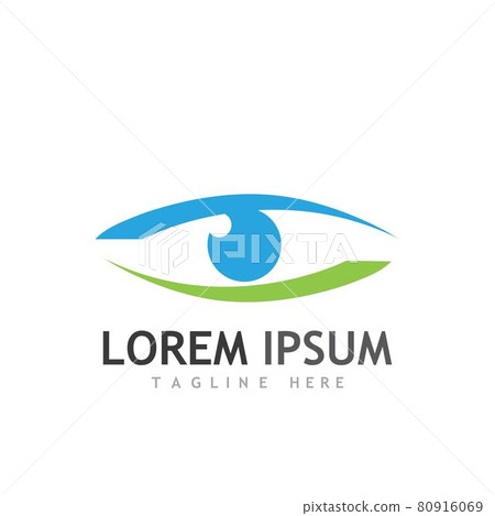 Eye Care vector logo design Eye Care vector logo design 80916069