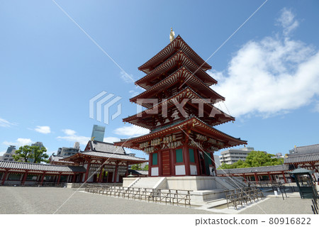 Shitennoji Five-storied Pagoda Tennoji Ward, Osaka City 80916822