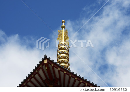 Shitennoji Five-storied Pagoda Sowa, Tennoji-ku, Osaka 80916880