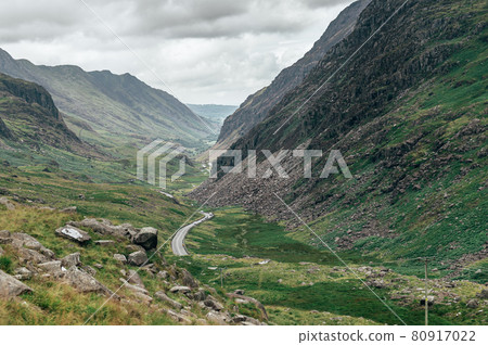 Snowdonia National Park in North Wales, UK 80917022