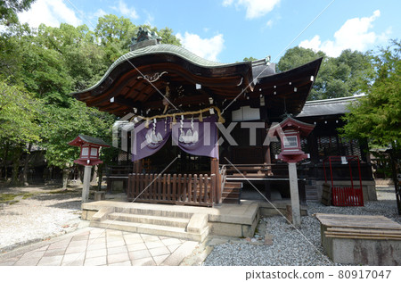 Rikyu Hachimangu Headquarters Haiden, Oyamazaki Town, Kyoto Prefecture 80917047