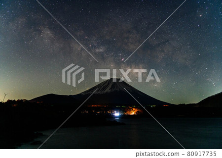 從本栖湖到銀河和富士山 從本栖湖到銀河和富士山 80917735
