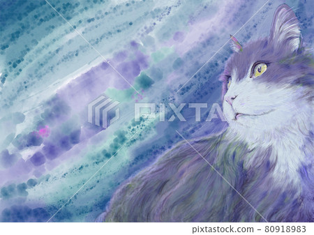 Monet color cat Monet color cat 80918983