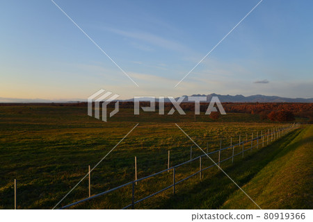 Evening view from Tokachi Ranch Observatory 80919366