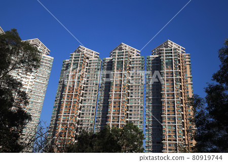 the Ocean Shores at Tiu Keng Leng, hk 2 Jan 2021 80919744