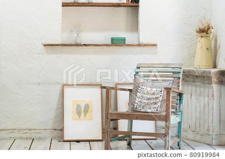 American old folk house style living room 80919984