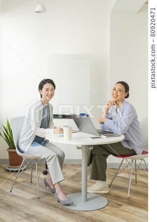 Two women in the office Two women in the office 80920471