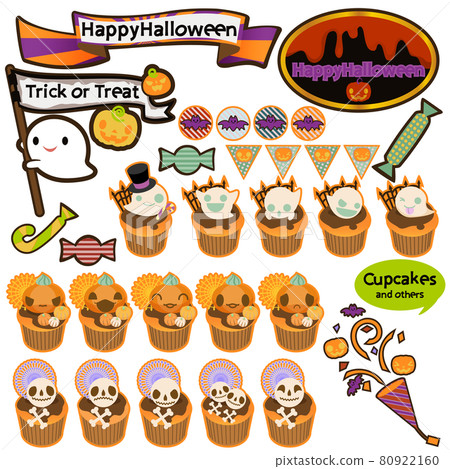Halloween image sweets illustration set Halloween image sweets illustration set 80922160