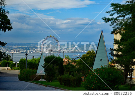 Awaji Island Park Ferris wheel in the Awaji service area seen from Crayon Shin-chan 80922236