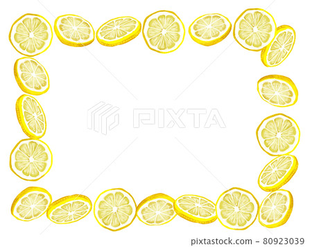 Hand-painted watercolor thick-painted sliced... - Stock Illustration ...