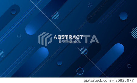 Abstract blue gradient geometric shapes background - Stock Illustration ...