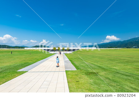 Summer blue sky and scenery of Rikuzentakata Summer blue sky and scenery of Rikuzentakata 80923204