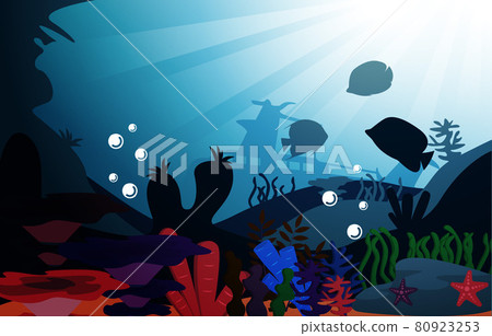 Sunken Ship Wildlife Sea Animals Ocean Underwater Aquatic Illustration Sunken Ship Wildlife Sea Animals Ocean Underwater Aquatic Illustration 80923253