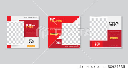 Editable Post Template Social Media Banners for Digital Marketing. Promotion Brand Fashion. Stories. Streaming. 80924286