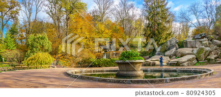 Temple of Poseidon in the Sofiyivsky arboretum. Uman, Ukraine 80924305