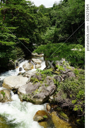 山梨縣昇仙峽長廊風景 山梨縣昇仙峽長廊風景 80925964