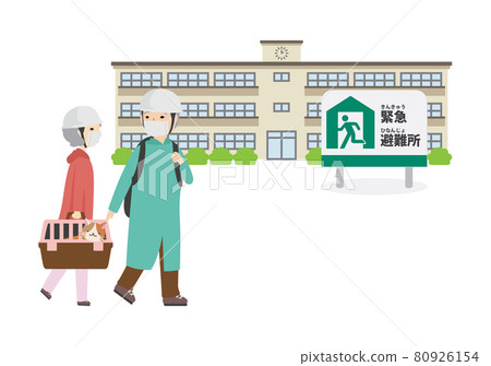 一對老夫婦帶著寵物前往收容所 一對老夫婦帶著寵物前往收容所 80926154