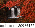 Fall of a mountain stream 80926472