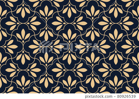 Flower geometric pattern. Seamless background. Gold Flower geometric pattern. Seamless background. Gold 80926539