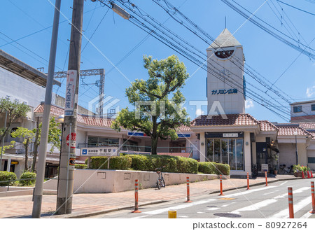 Scenery in front of the station Chibune Station Scenery in front of the station Chibune Station 80927264