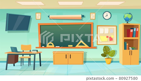 Empty classroom. School Education background. Empty classroom. School Education background. 80927580