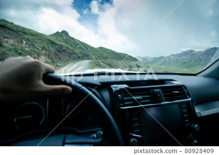 Driving off road car in the nature Driving off road car in the nature 80928409