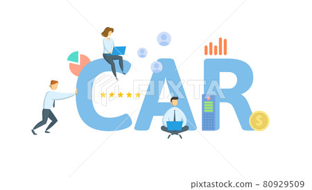 CAR, Corrective Action Request. Concept with keyword, people and icons. Flat vector illustration. Isolated on white. CAR, Corrective Action Request. Concept with keyword, people and icons. Flat vector illustration. Isolated on white. 80929509