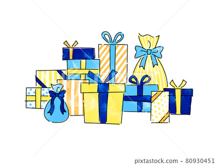 Gift pile blue Gift pile blue 80930451