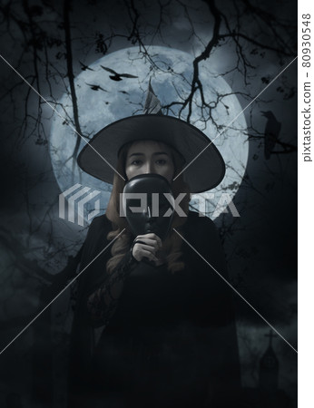 Halloween mystery concept 80930548