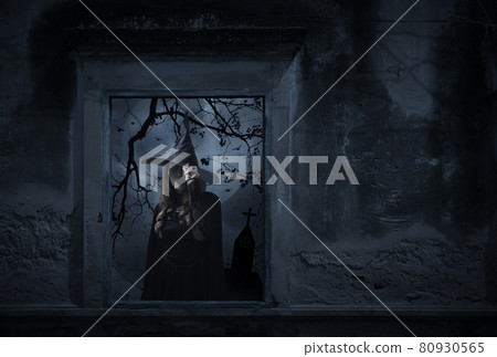 Halloween mystery concept 80930565