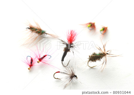 Hair burrs used for mountain stream and river fishing 80931044