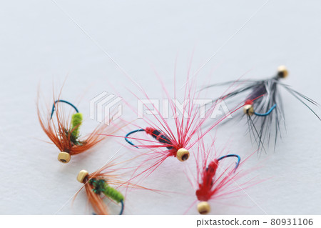 Hair burrs used for mountain stream and river fishing 80931106