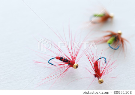 Hair burrs used for mountain stream and river fishing 80931108