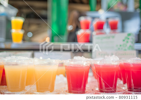 Colorful fresh juice 80931115