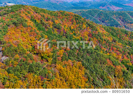 秋天的涼山<福島縣> 秋天的涼山<福島縣> 80931650