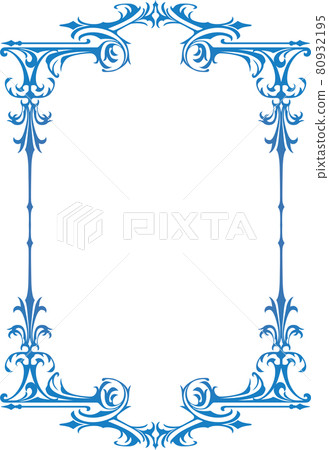 Frame Retro and fantastic decorative frame - Stock Illustration