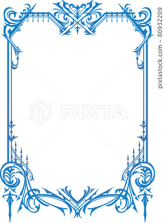 Frame Retro and fantastic decorative frame 80932209