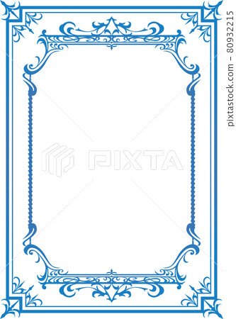 Frame Retro and fantastic decorative frame Frame Retro and fantastic decorative frame 80932215