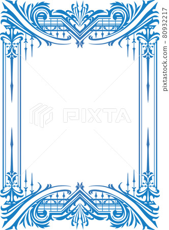 Frame Retro and fantastic decorative frame Frame Retro and fantastic decorative frame 80932217